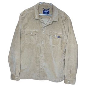 Tan Shirt Jacket, Corduroy Work Overshirt Shacket, Chubbies brand